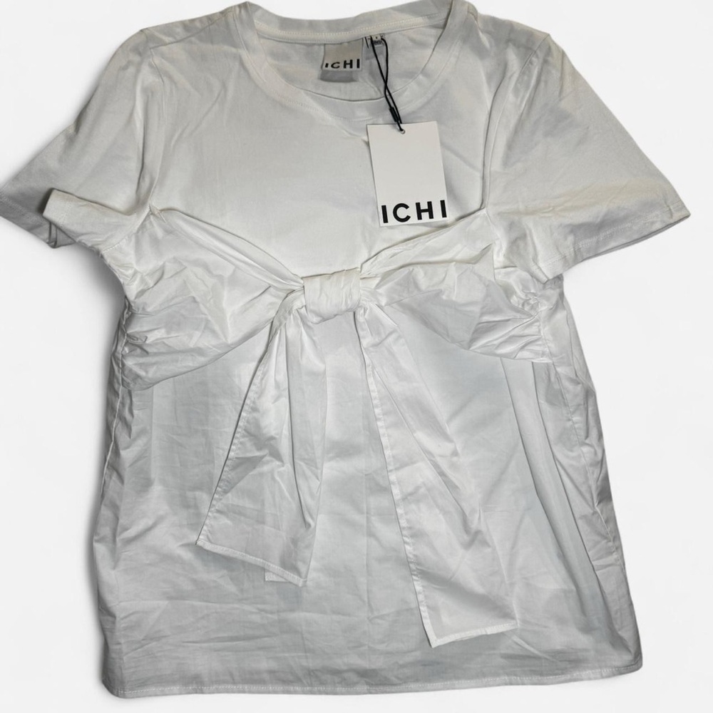 ICHI Avant Garde Streetwear White Tee NWT - Picture 5 of 8